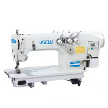 QS-3800D-3 Direct drive High speed three needles chainstitch industrial sewing machine Advertising cloth stitch